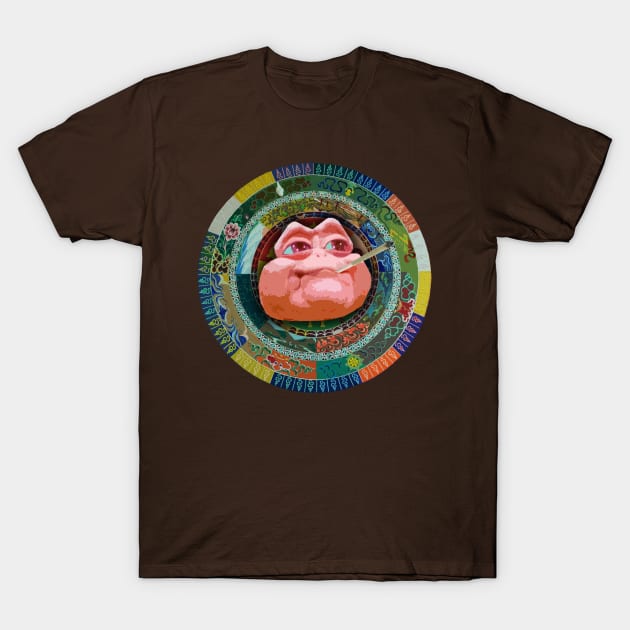 Baby Sinclair Stoner T-Shirt by dogeandpepe